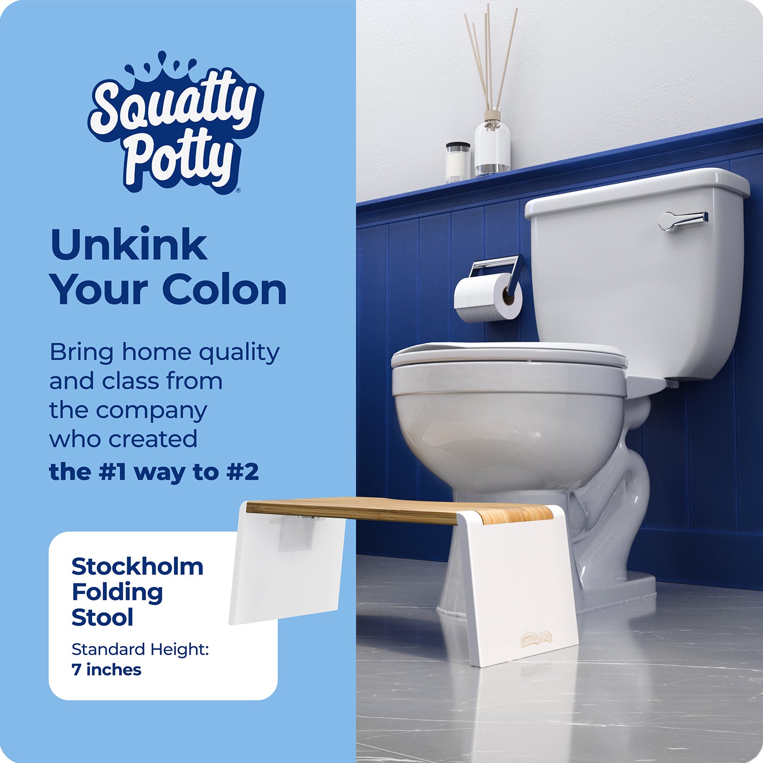 STOCKHOLM BAMBOO FOLDING - Sqoatty Pottys