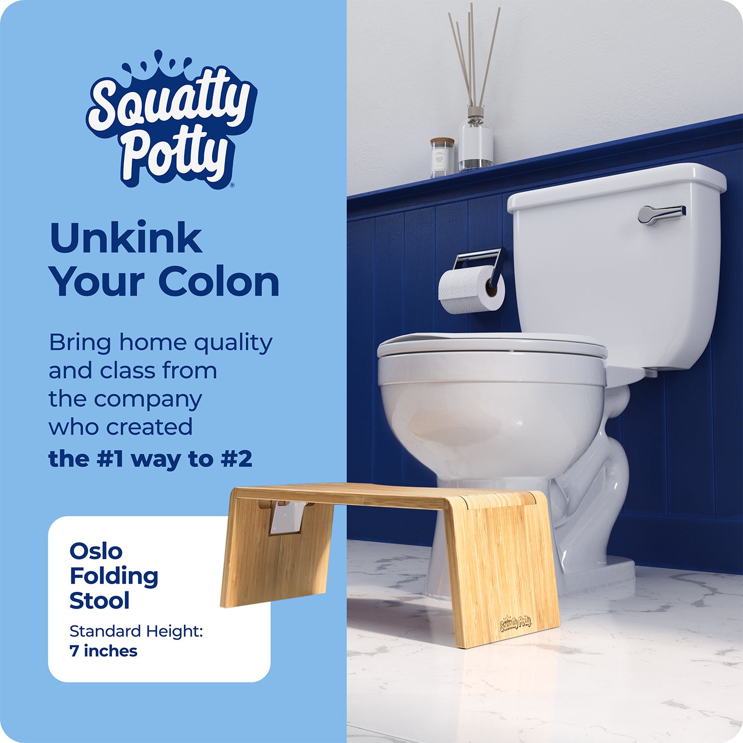 OSLO BAMBOO FOLDING - Sqoatty Pottys