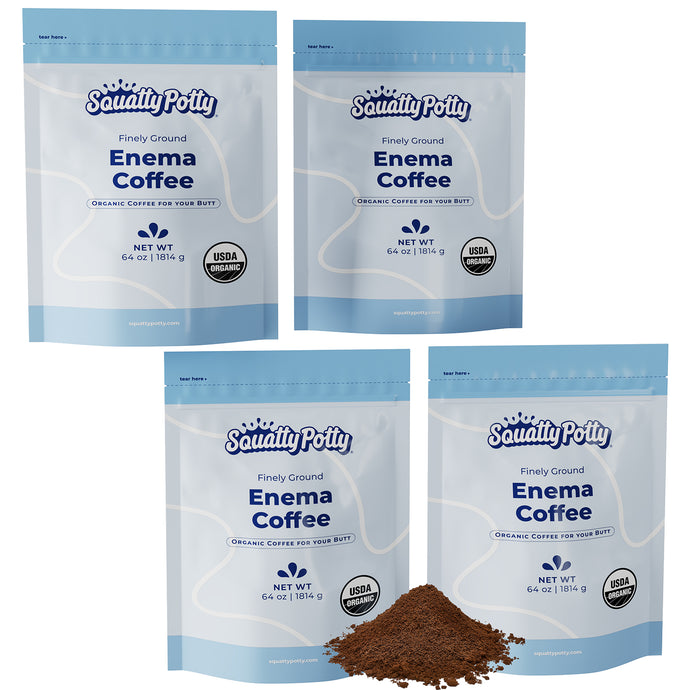 Enema Coffee Four Pack - Sqoatty Pottys