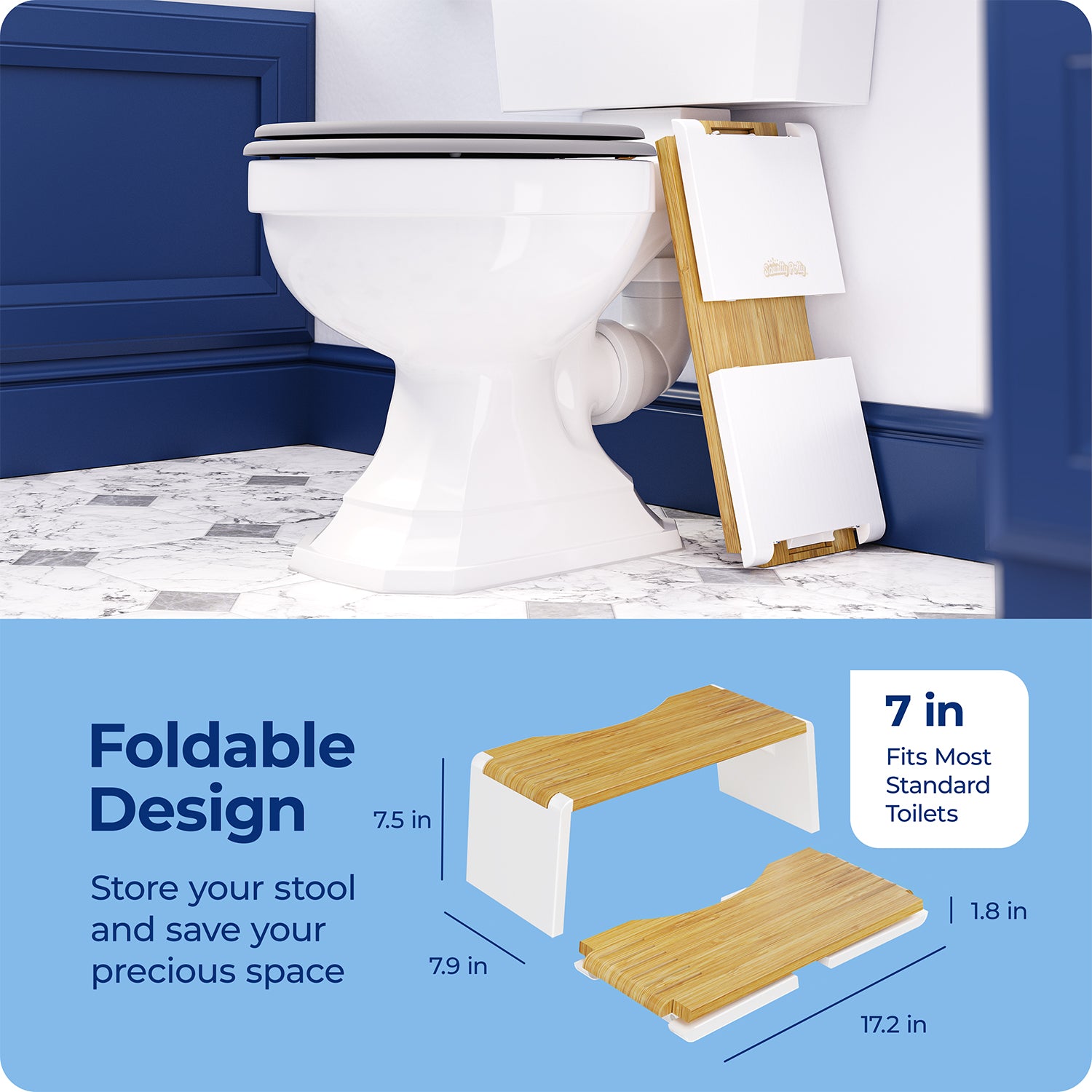 STOCKHOLM BAMBOO FOLDING - Sqoatty Pottys